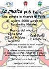La musica può fare... Una serata per Paola La musica può fare... Una serata per Paola